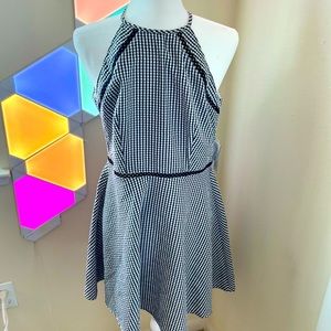B. Darlin Gingham black and white dress 9/10 NWT